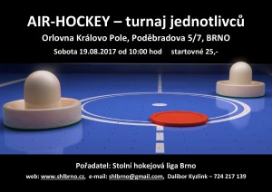 Brno – turnaj jednotlivců, 19.08.2017 – pozvánka